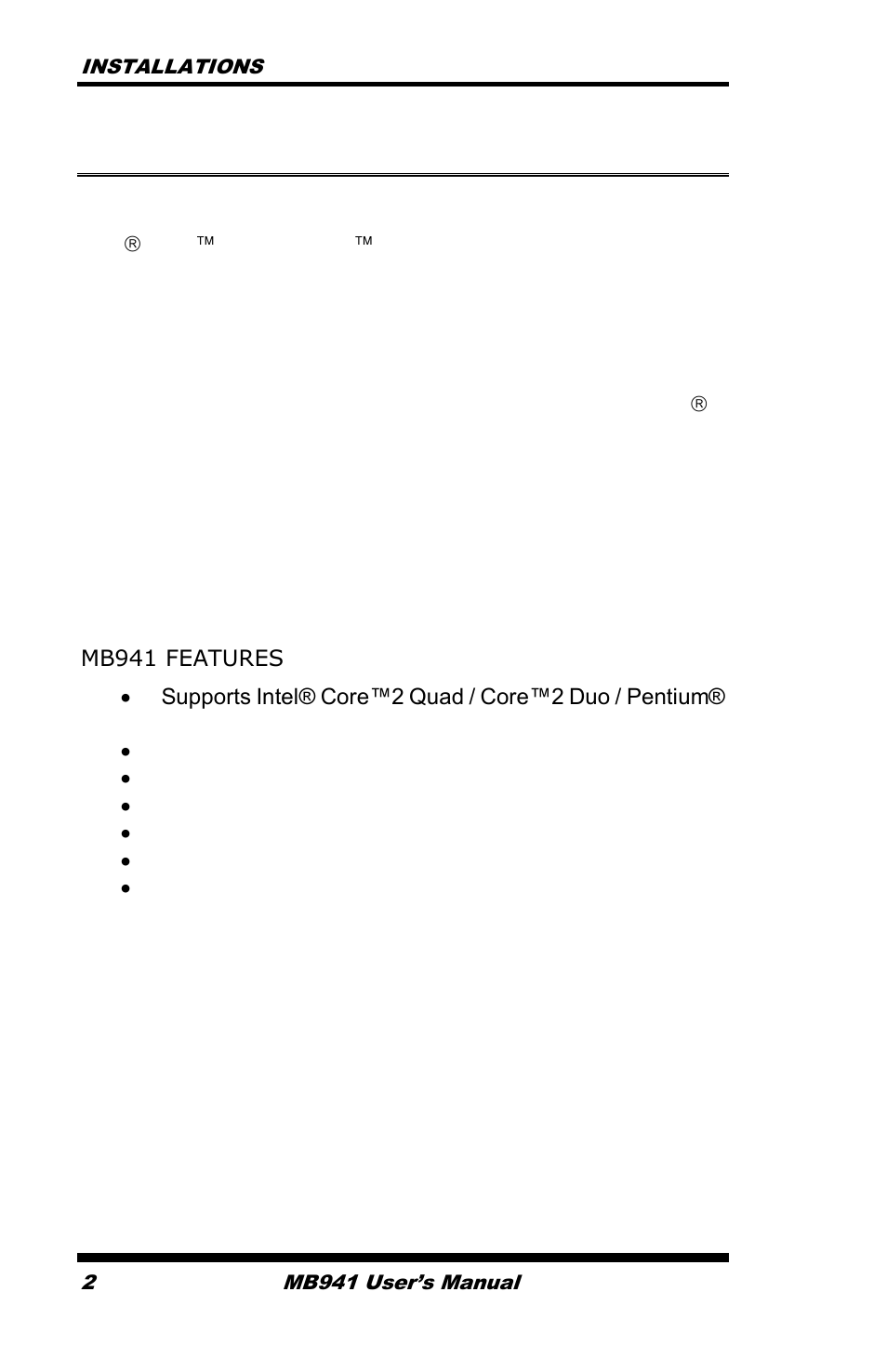 Product description | IBASE MB941 User Manual | Page 6 / 70