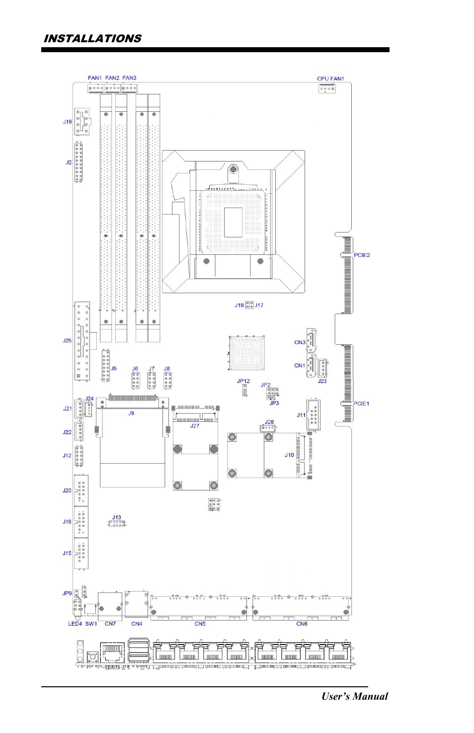 Installations, Mb968 user’s manual | IBASE MB968 User Manual | Page 16 / 76