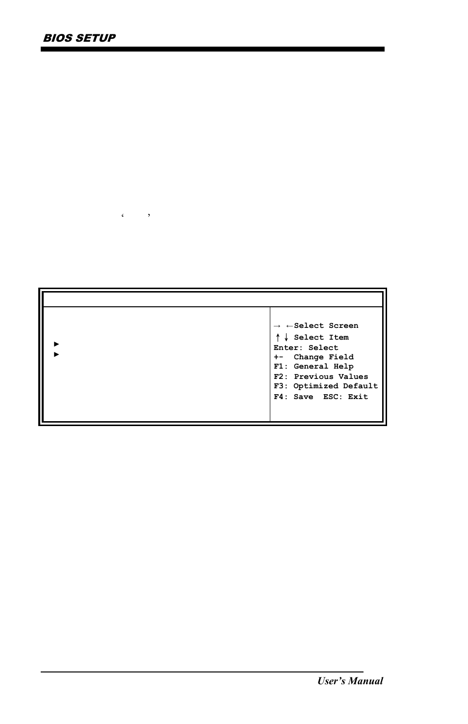 Bios setup, Mb968 user’s manual | IBASE MB968 User Manual | Page 46 / 76