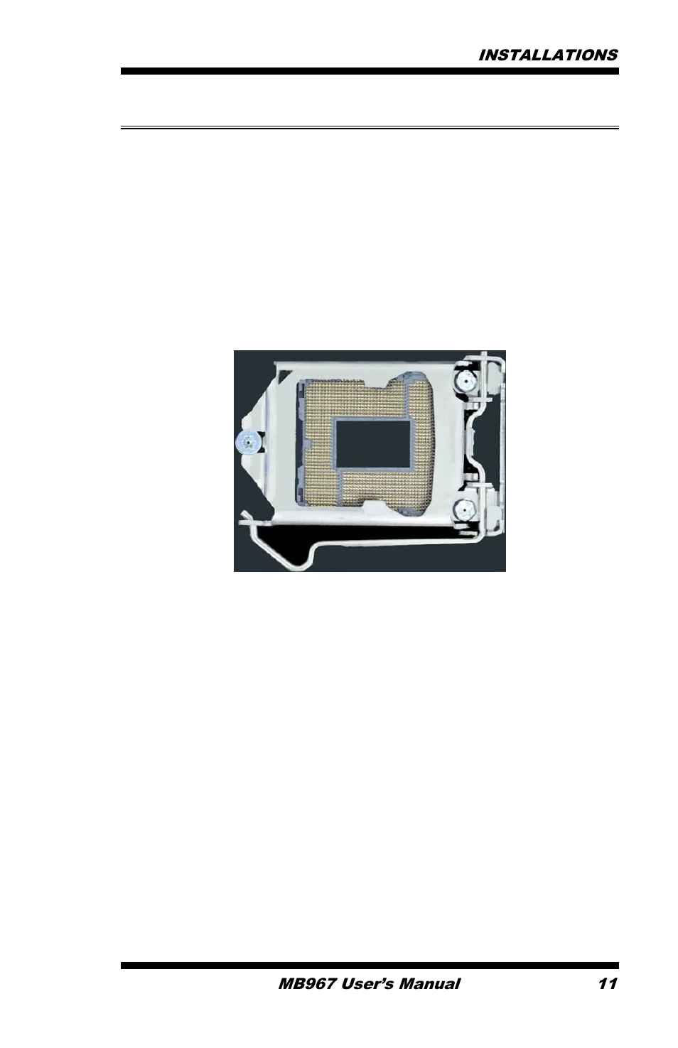 Installing the cpu | IBASE MB967 User Manual | Page 11 / 76