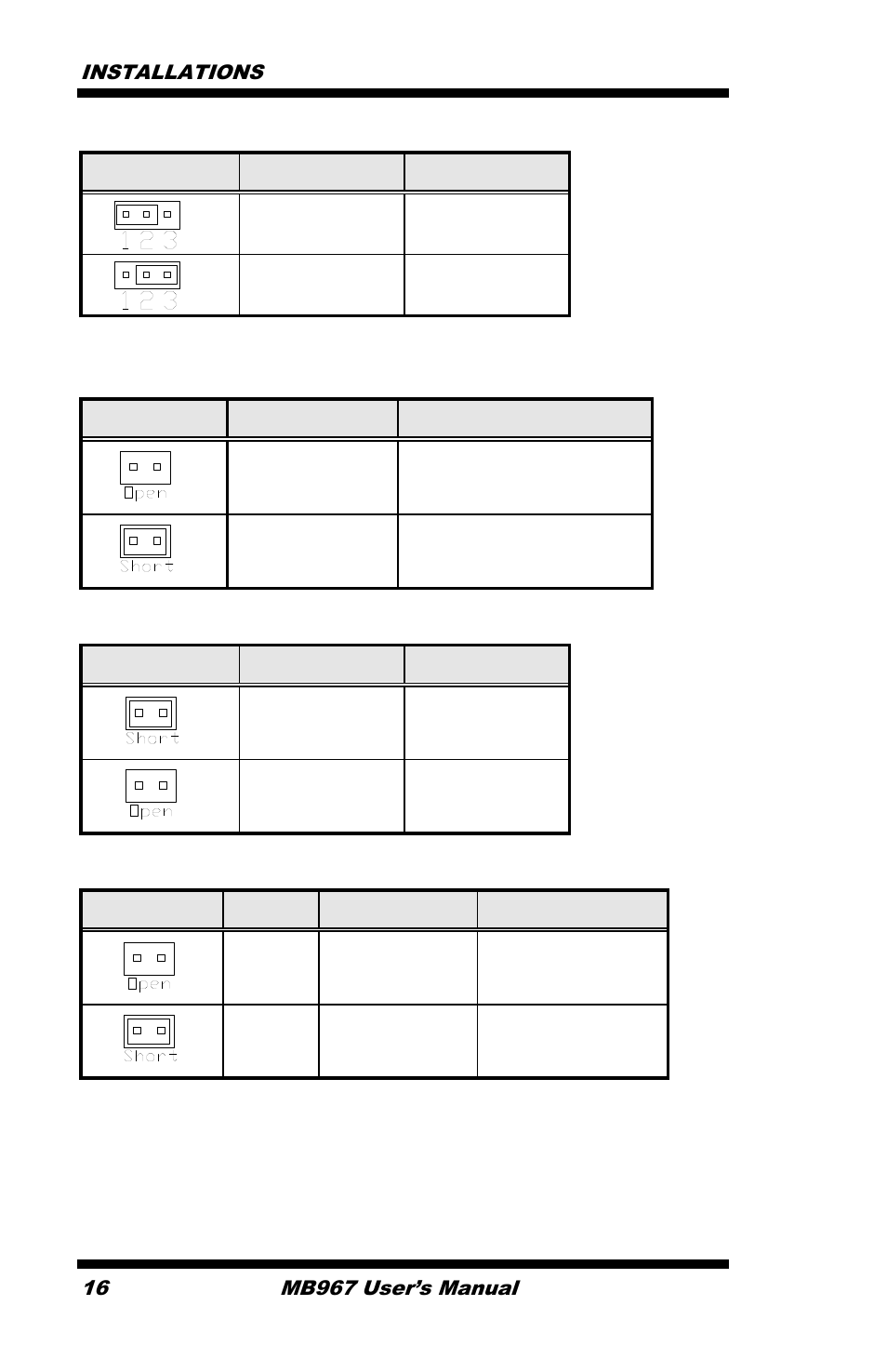 IBASE MB967 User Manual | Page 16 / 76