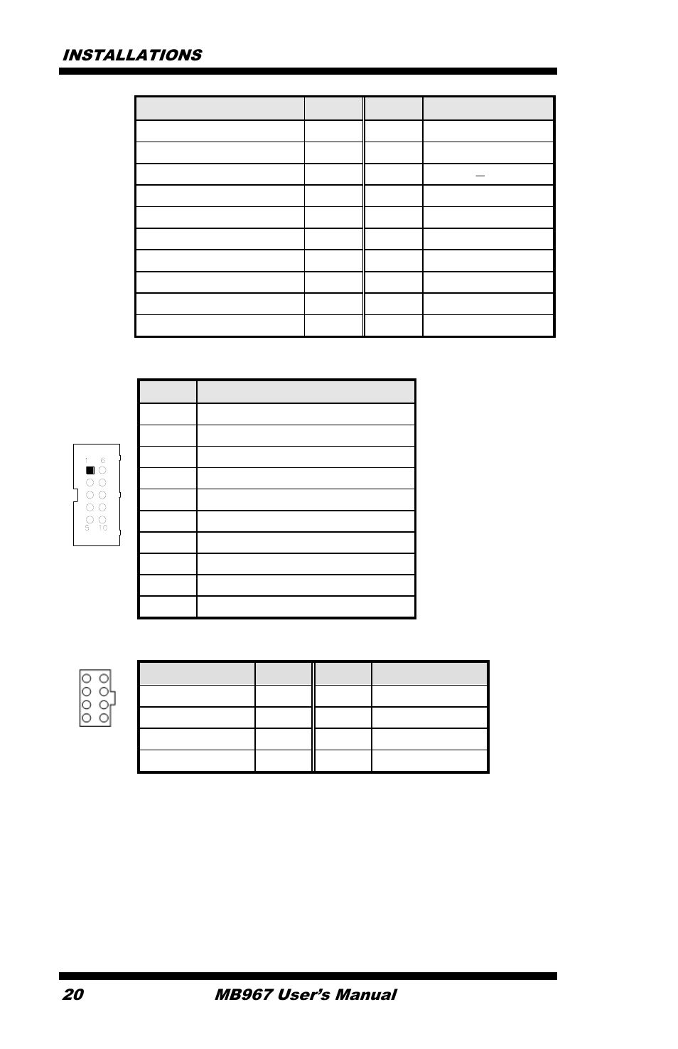 IBASE MB967 User Manual | Page 20 / 76