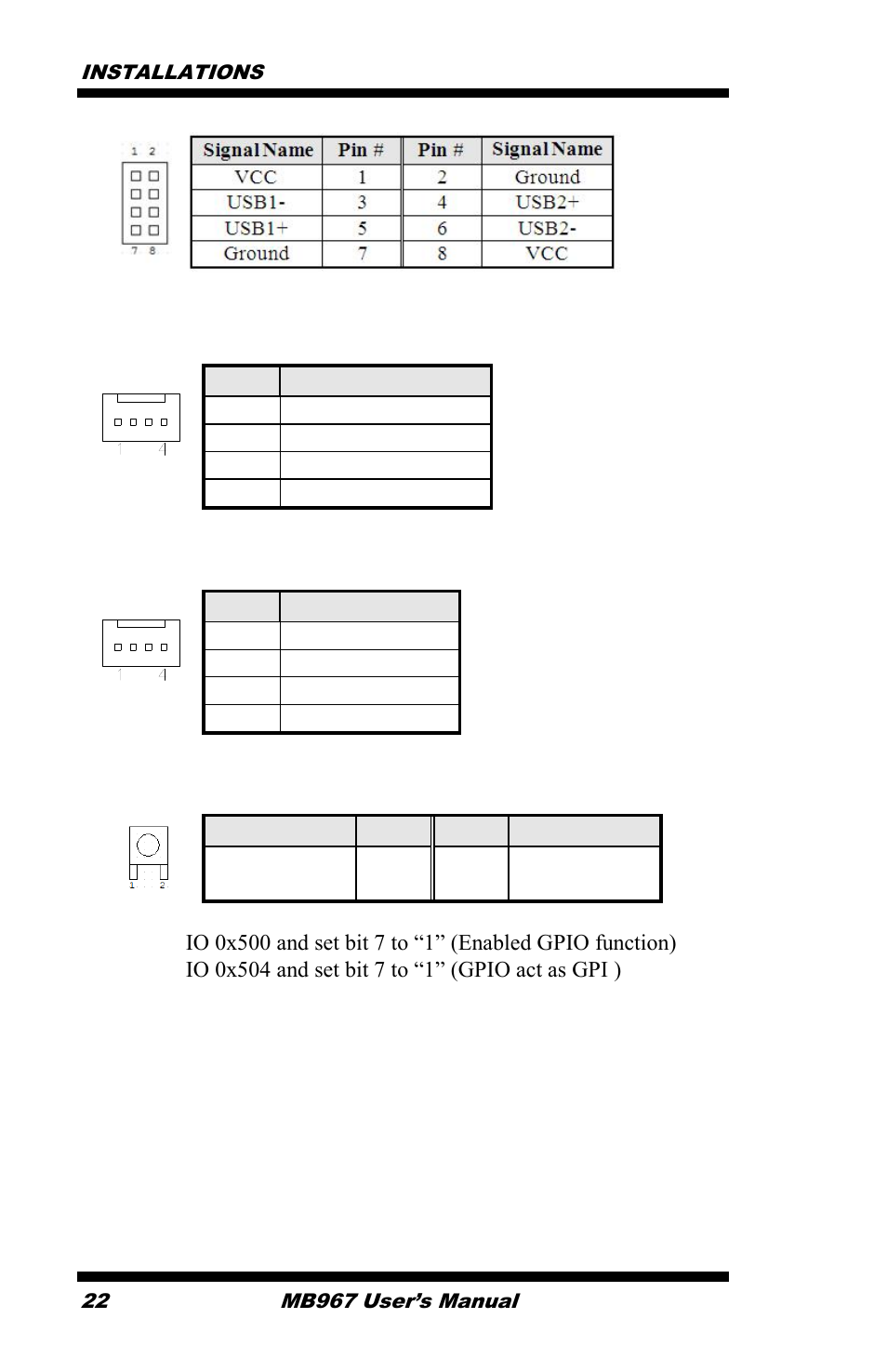 IBASE MB967 User Manual | Page 22 / 76