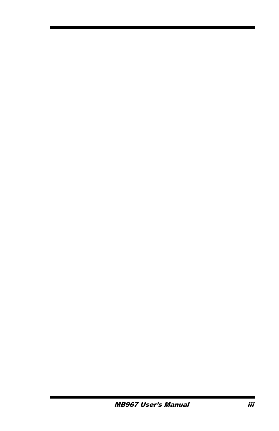 IBASE MB967 User Manual | Page 3 / 76