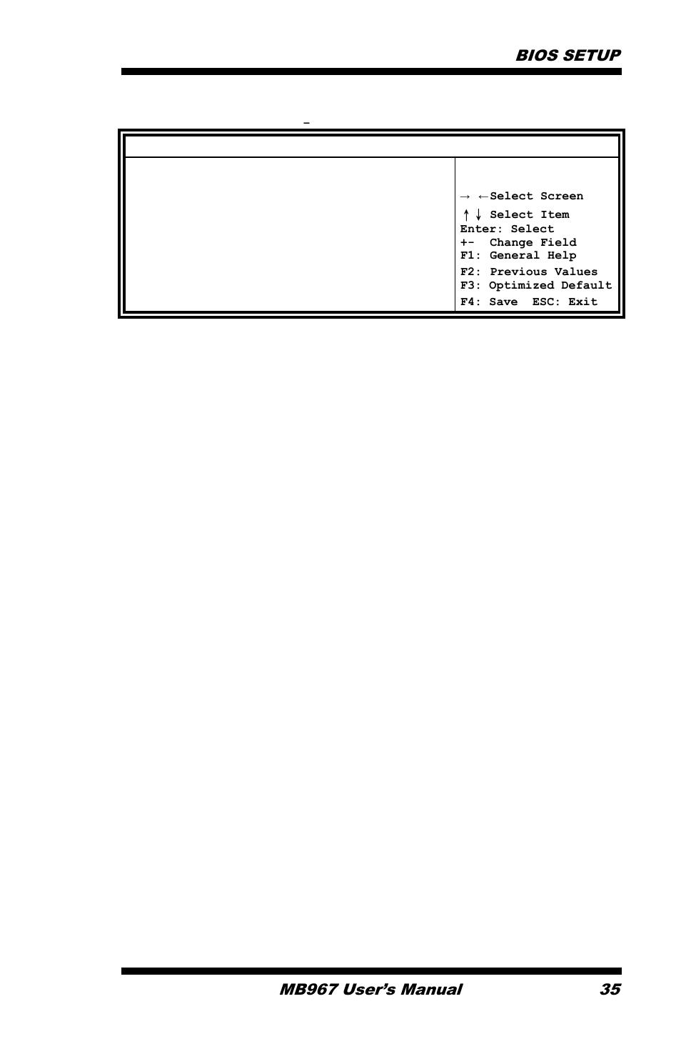 Main settings, System language choose the system default language | IBASE MB967 User Manual | Page 35 / 76