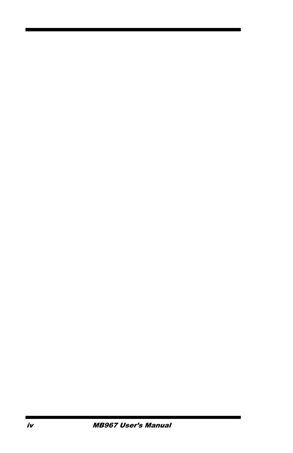 IBASE MB967 User Manual | Page 4 / 76