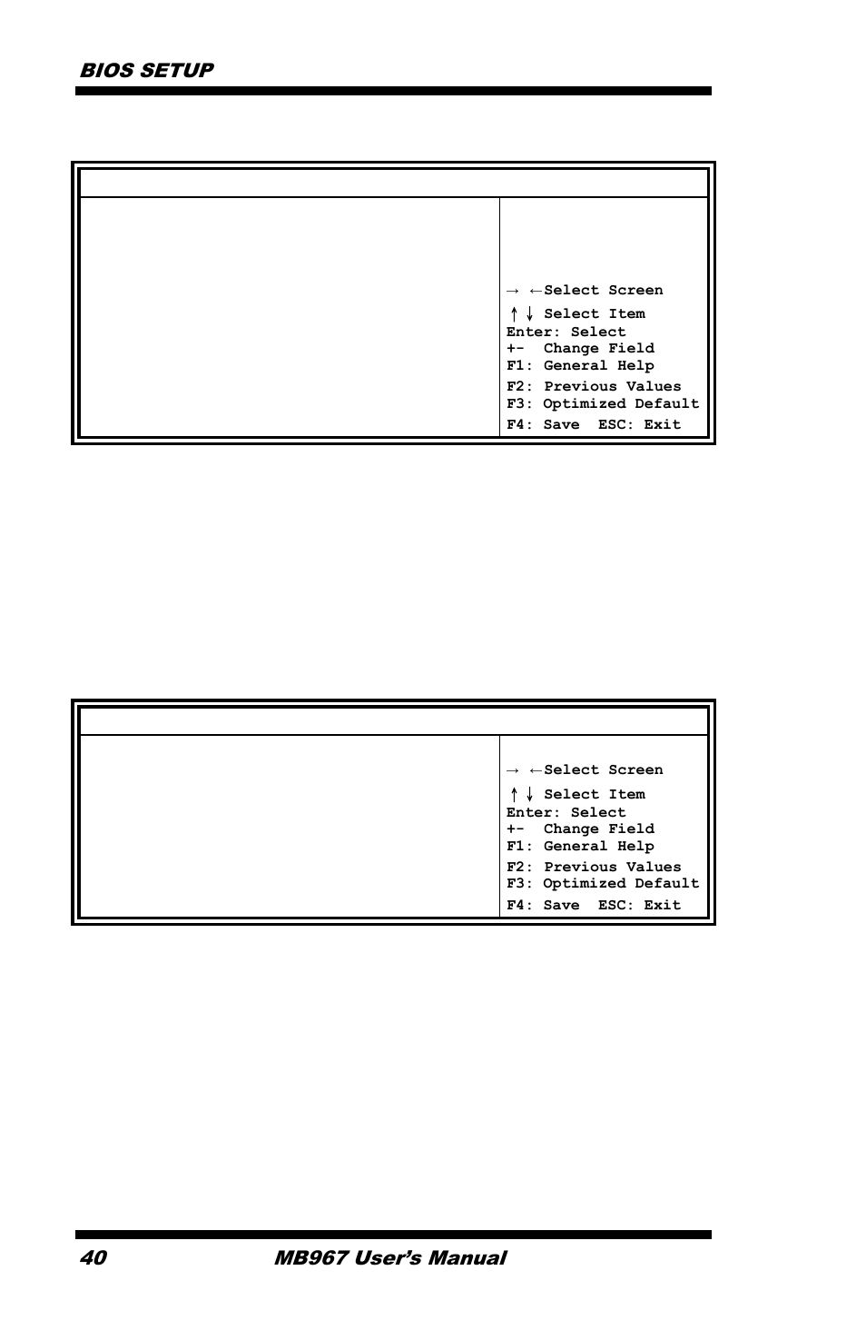 Wake up event settings, Trusted computing, Bios setup | Mb967 user’s manual | IBASE MB967 User Manual | Page 40 / 76