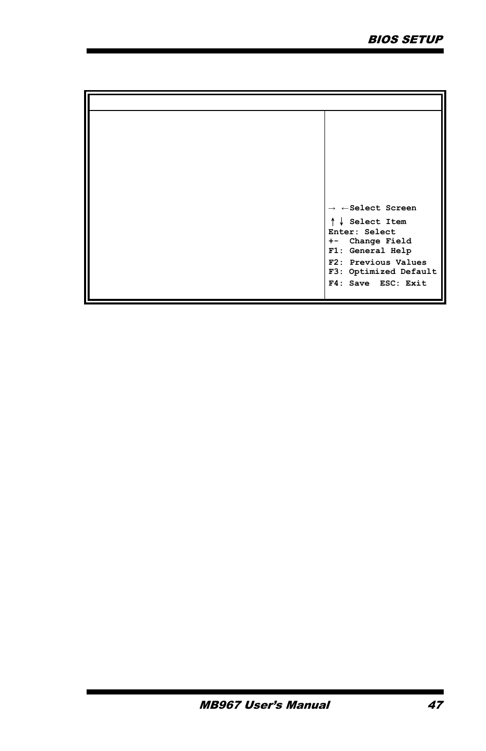 Advanced | IBASE MB967 User Manual | Page 47 / 76