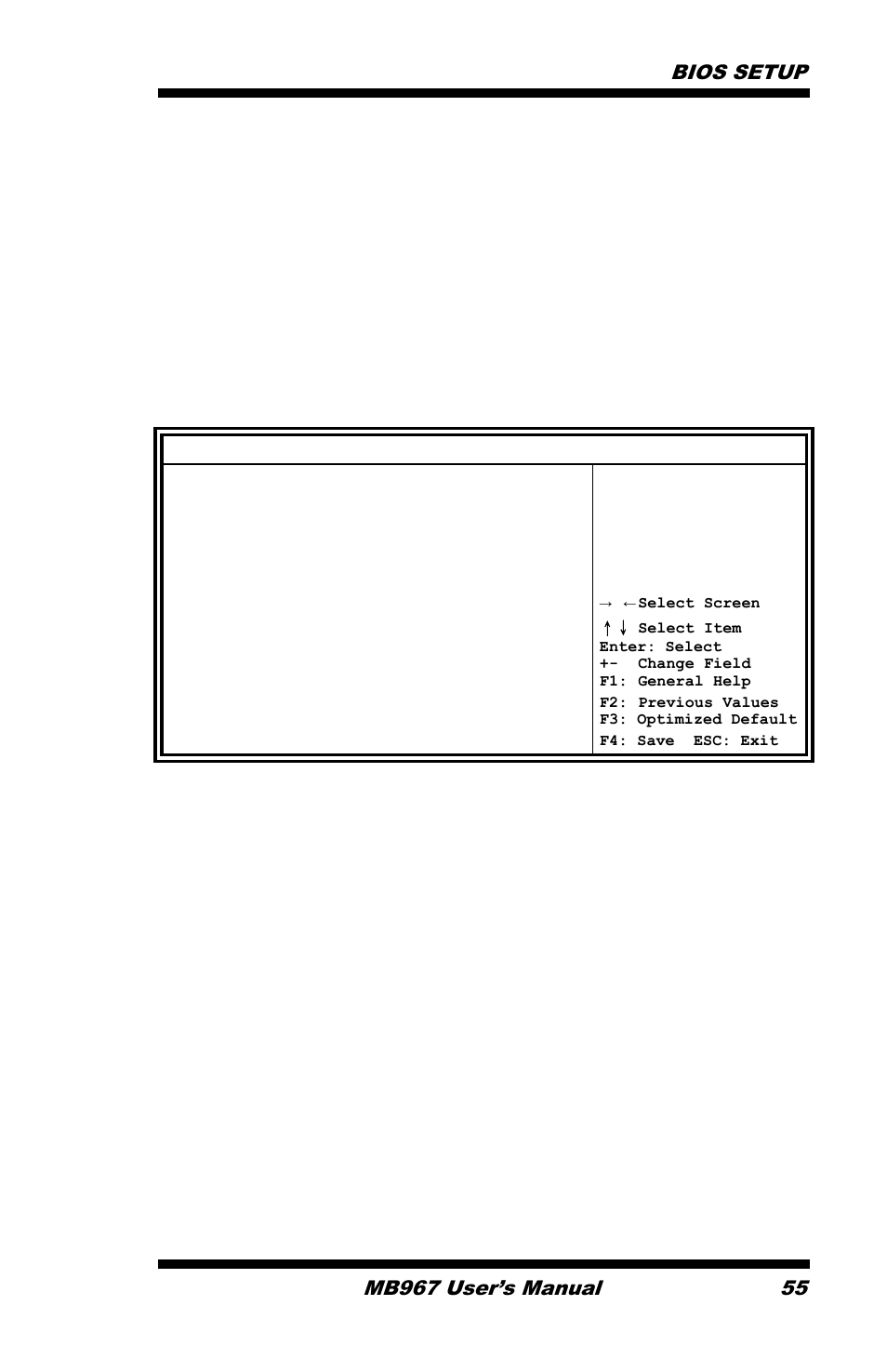 Csm parameters, Boot option priorities sets the system boot order | IBASE MB967 User Manual | Page 55 / 76