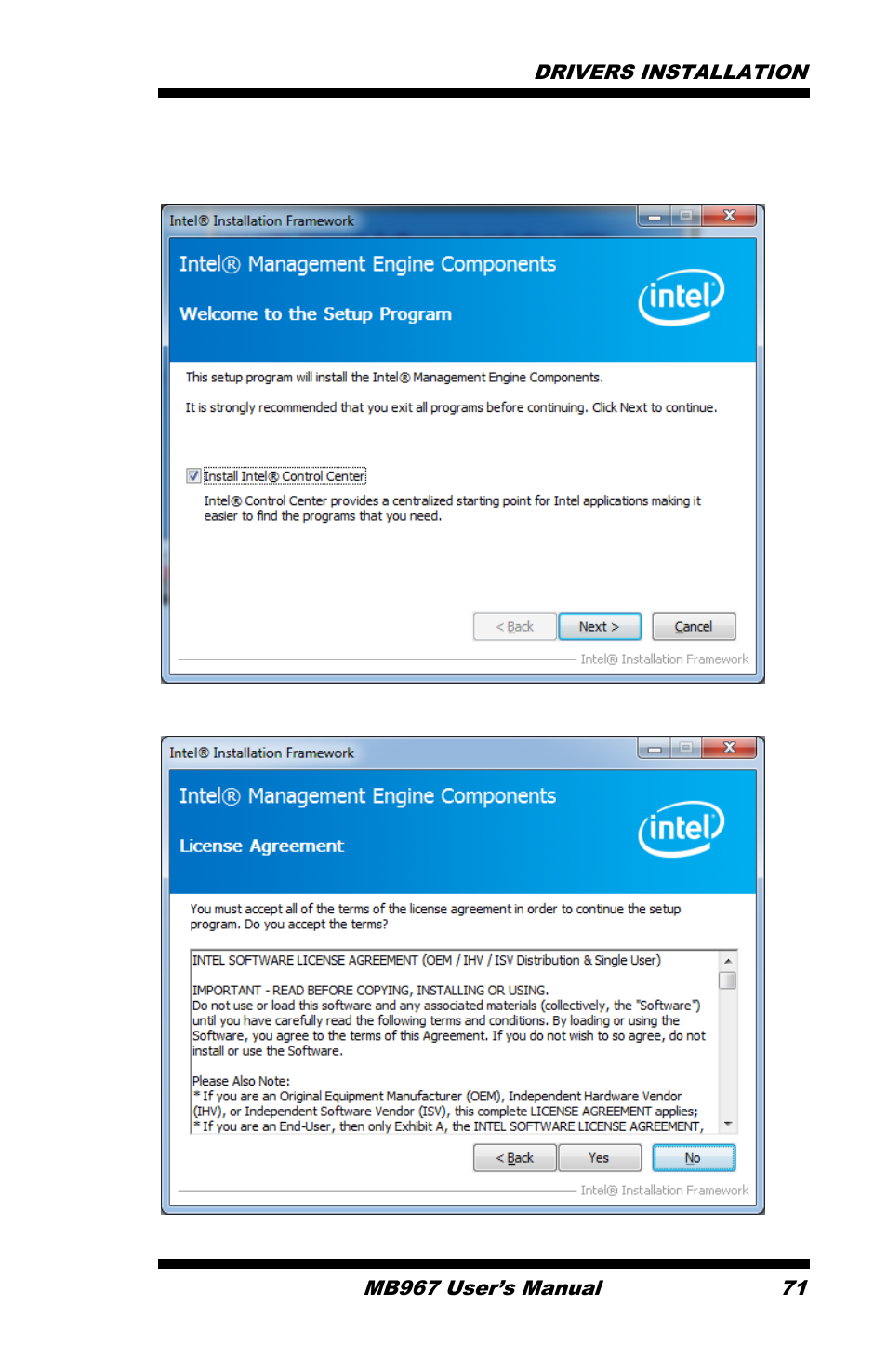 IBASE MB967 User Manual | Page 71 / 76