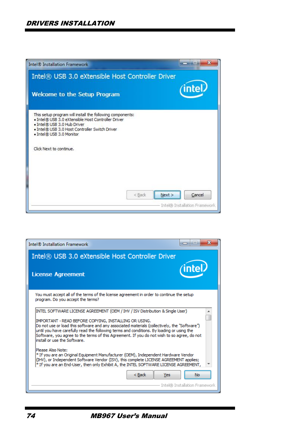 IBASE MB967 User Manual | Page 74 / 76