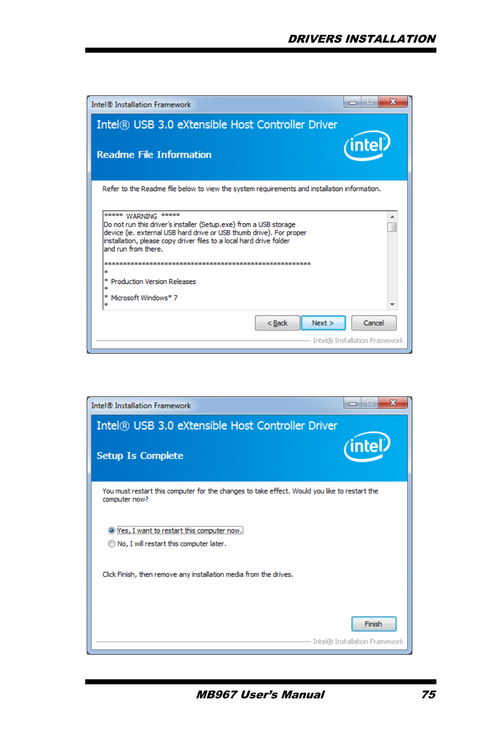 IBASE MB967 User Manual | Page 75 / 76
