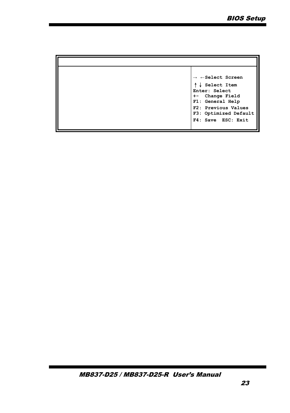 Ide configuration, Configure sata as (1) ide mode. (2) ahci mode | IBASE MB837-D25 User Manual | Page 29 / 61