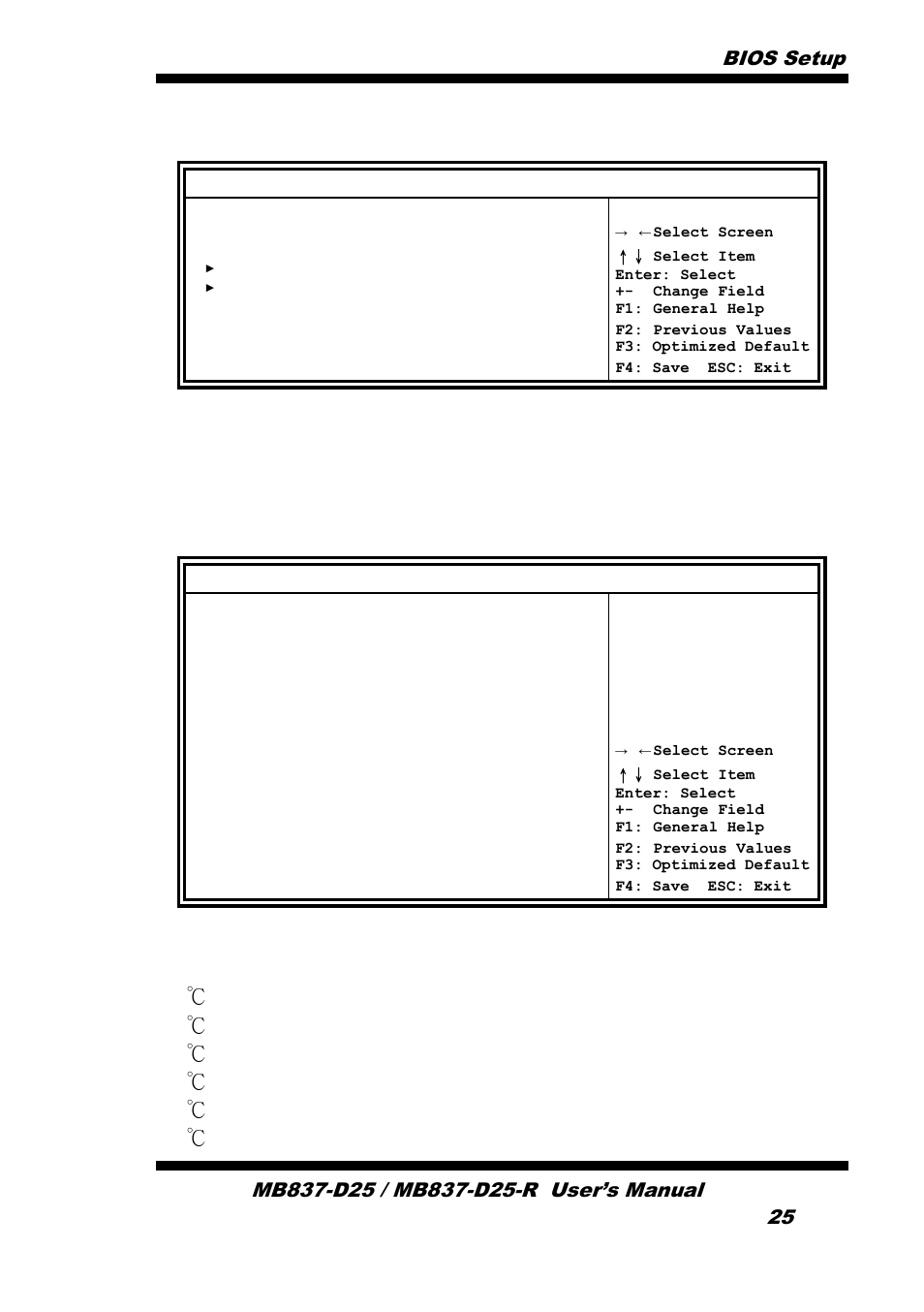 H/w monitor, Advanced | IBASE MB837-D25 User Manual | Page 31 / 61