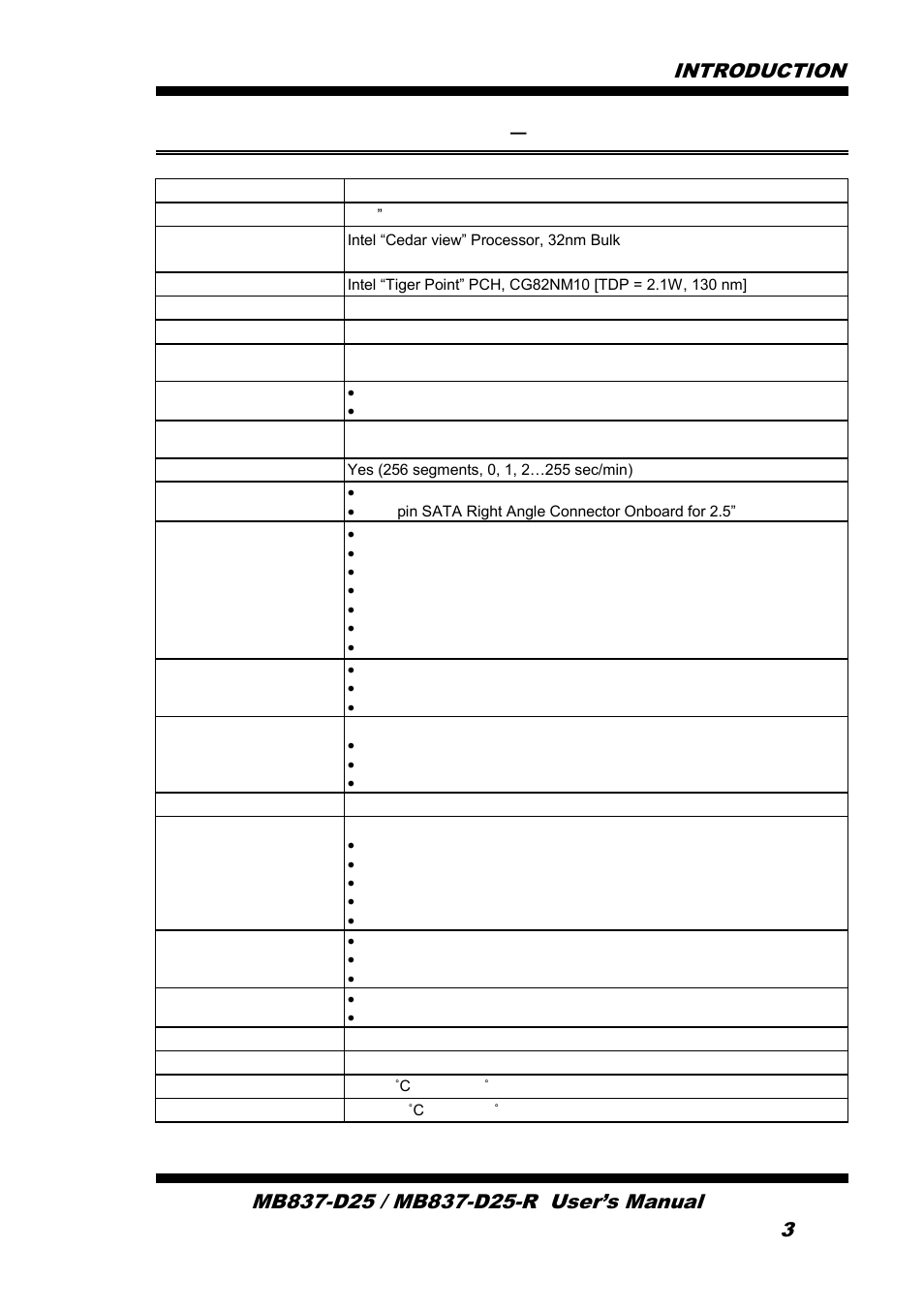 IBASE MB837-D25 User Manual | Page 9 / 61