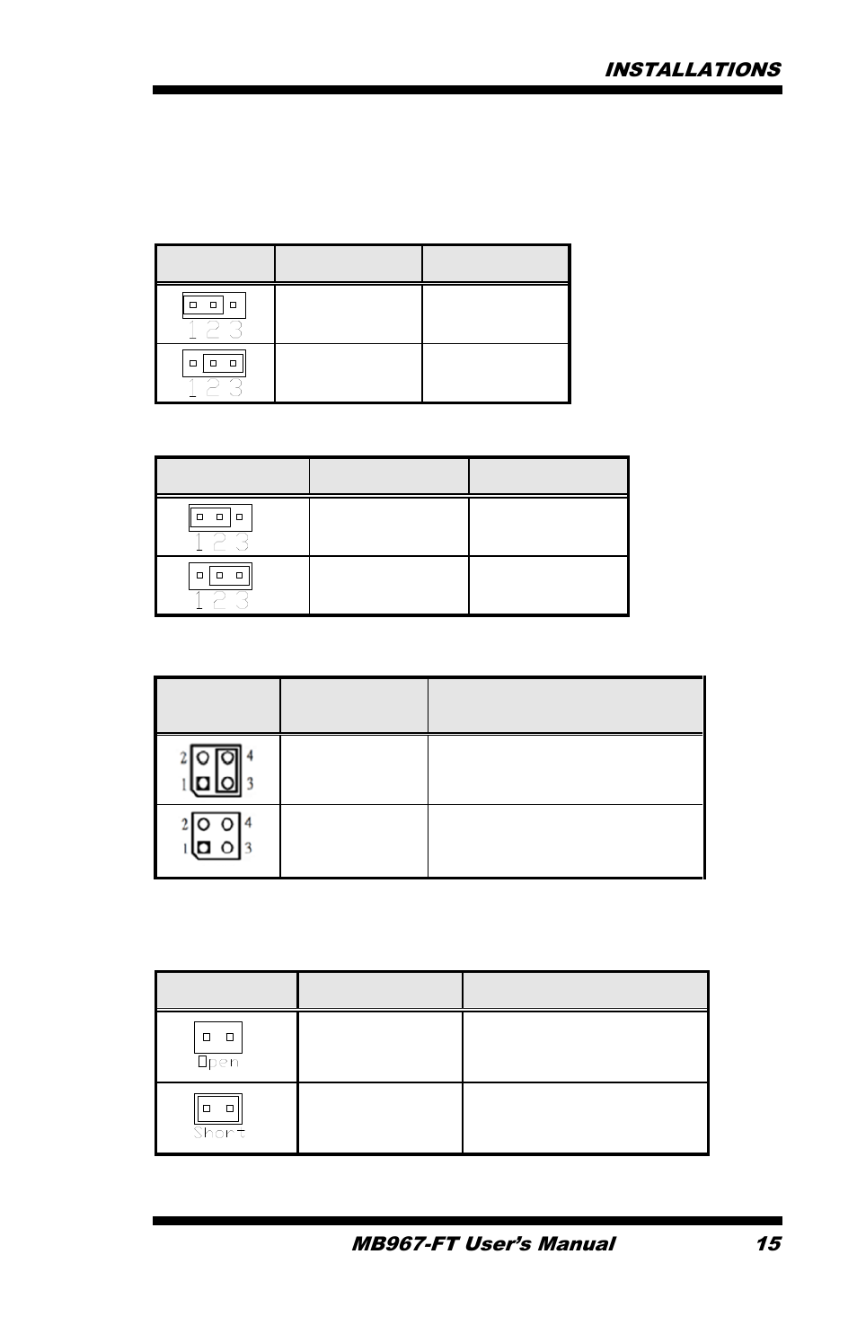 IBASE MB967-FT User Manual | Page 15 / 76