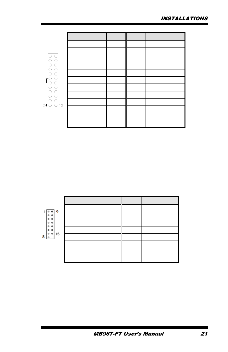 IBASE MB967-FT User Manual | Page 21 / 76