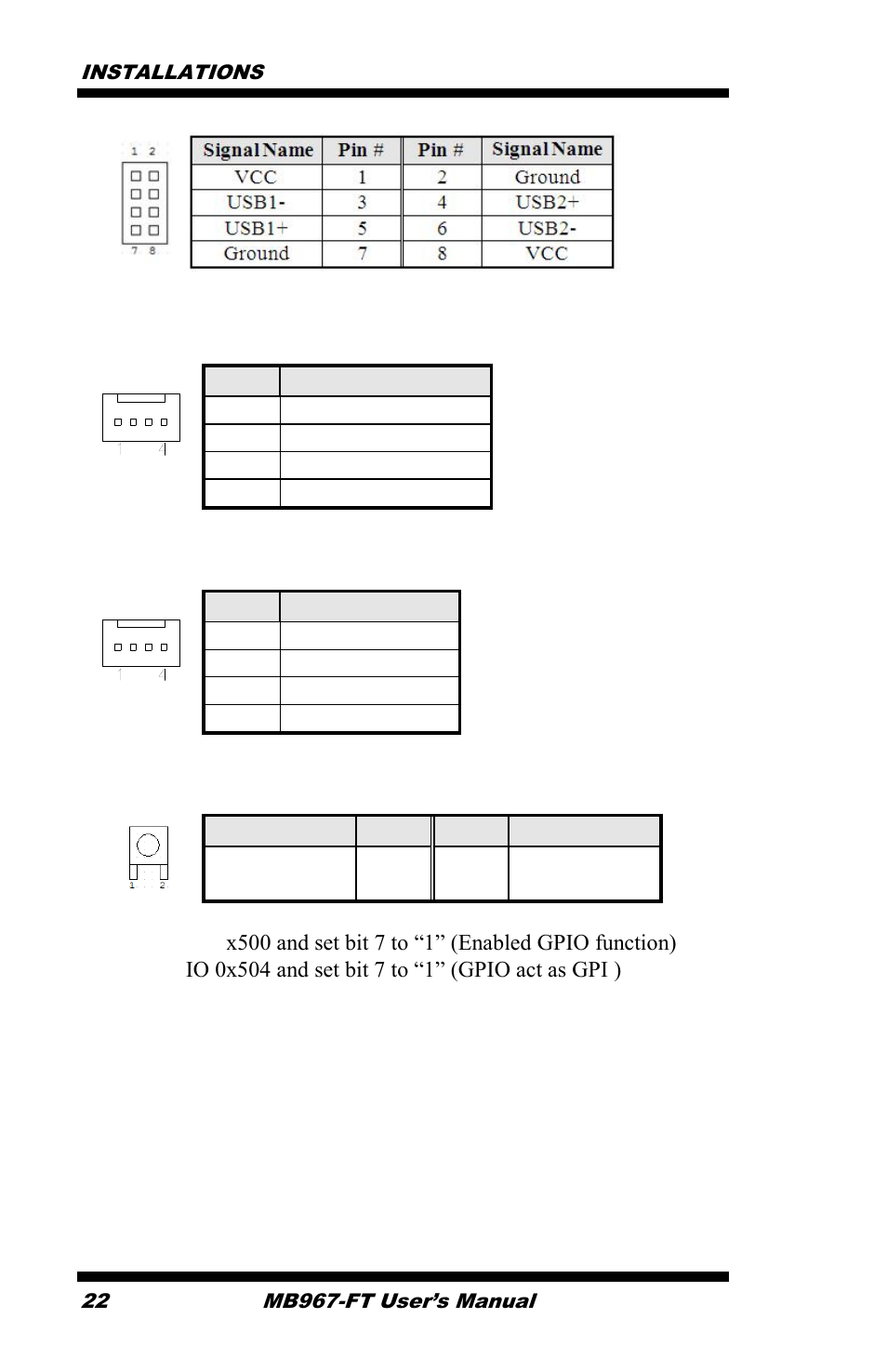 IBASE MB967-FT User Manual | Page 22 / 76