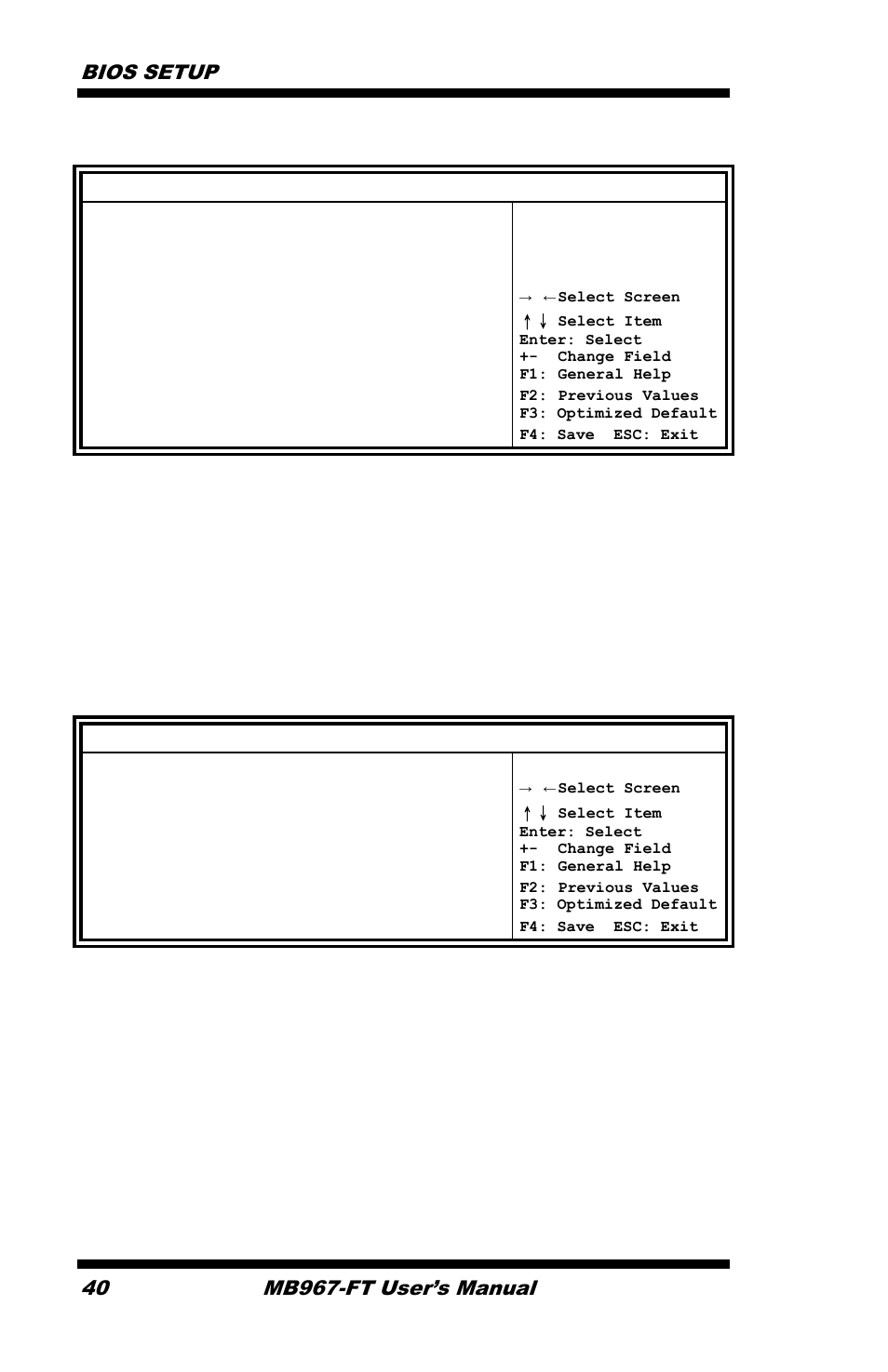 Wake up event settings, Trusted computing, Bios setup | Mb967-ft user’s manual | IBASE MB967-FT User Manual | Page 40 / 76