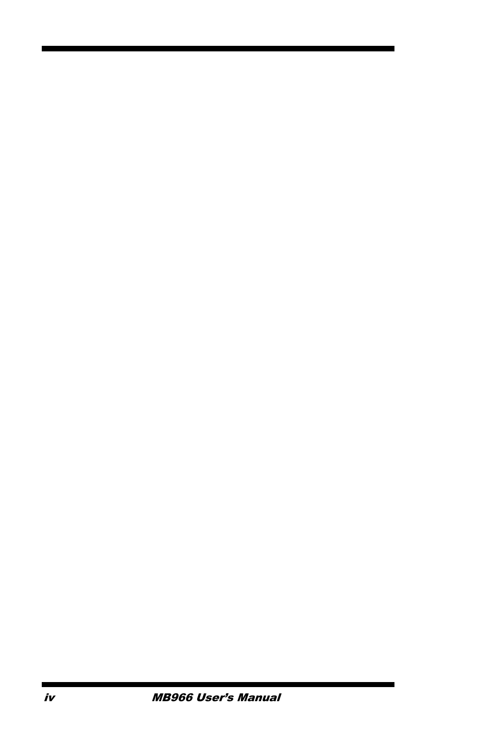 IBASE MB966 User Manual | Page 4 / 68