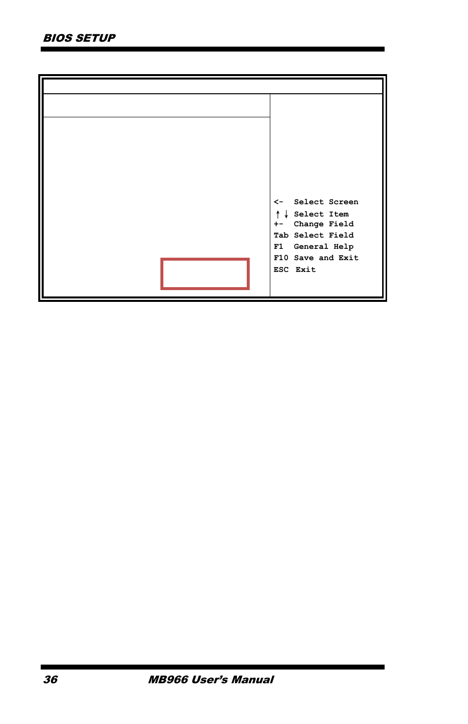 Bios setup, Mb966 user’s manual | IBASE MB966 User Manual | Page 42 / 68