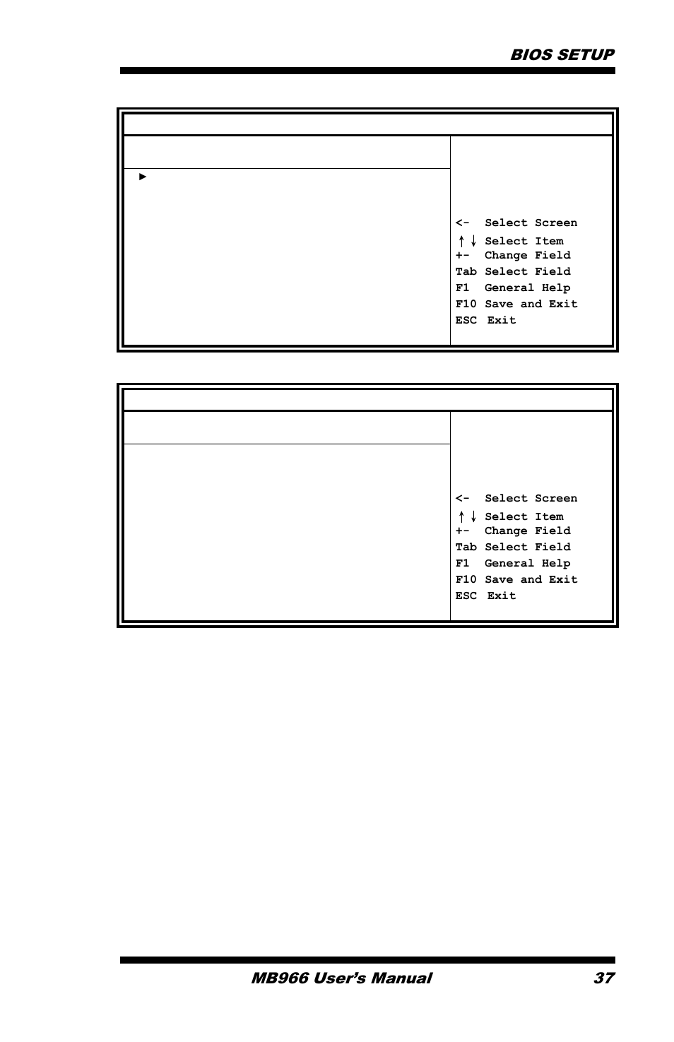 Suspend mode the options of this field are s1 , s3, Advanced, Acpi settings | General acpi configuration | IBASE MB966 User Manual | Page 43 / 68