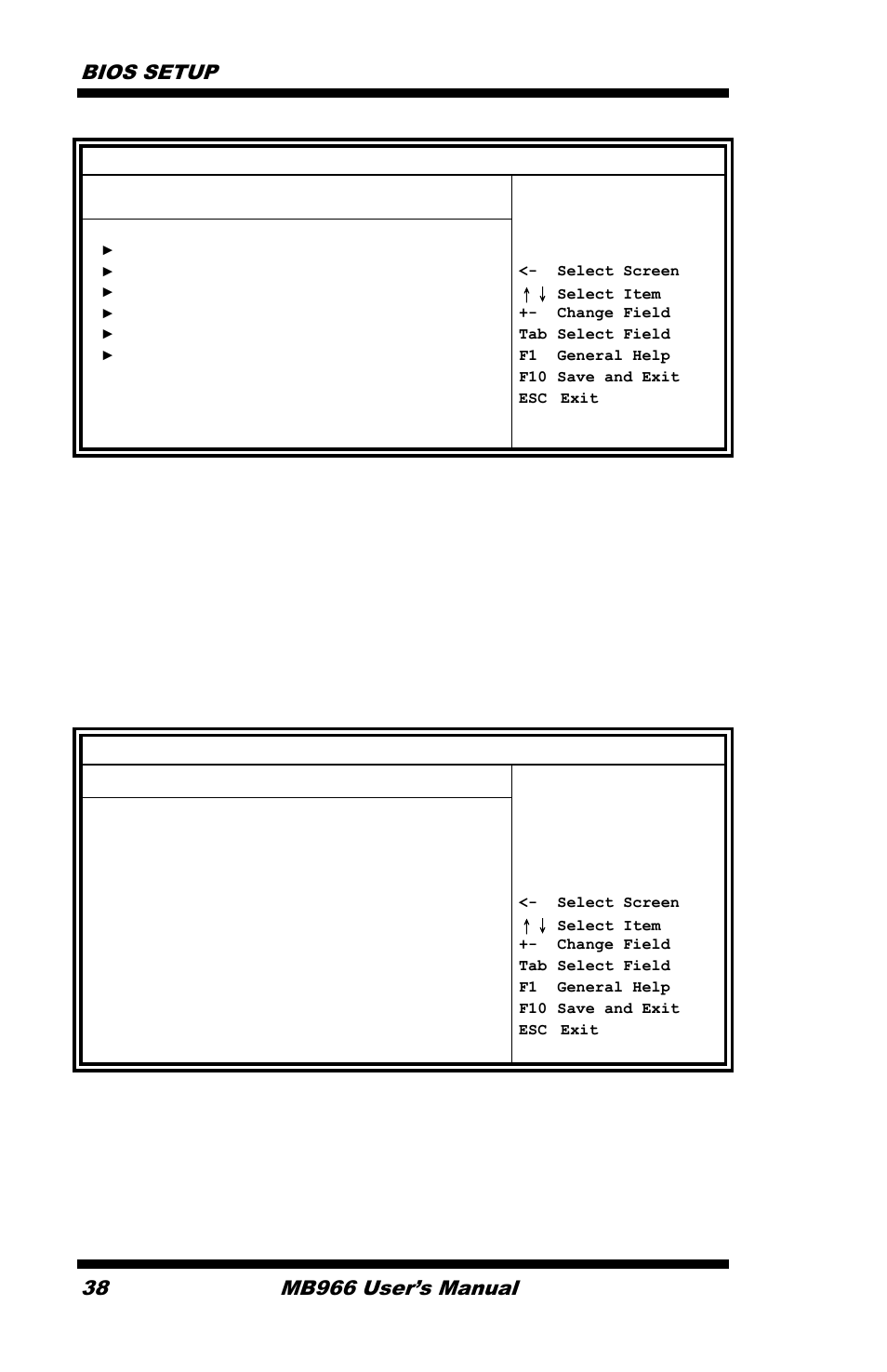 Bios setup, Mb966 user’s manual, Advanced | Ahci settings, Event logging details | IBASE MB966 User Manual | Page 44 / 68