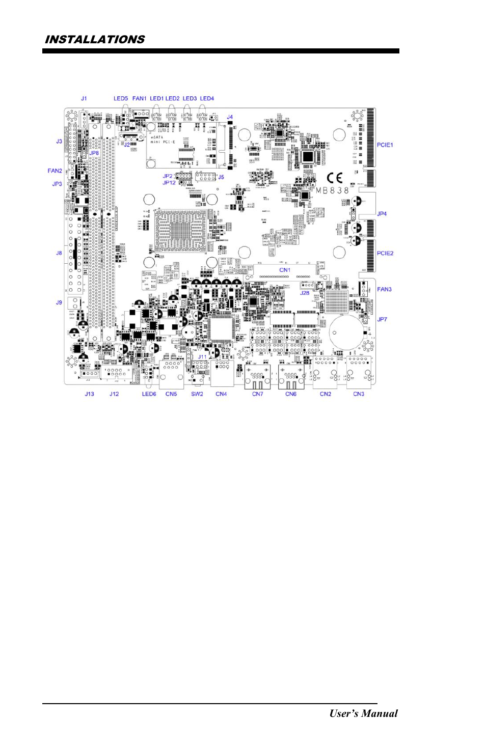 Installations | IBASE MB838 User Manual | Page 14 / 51