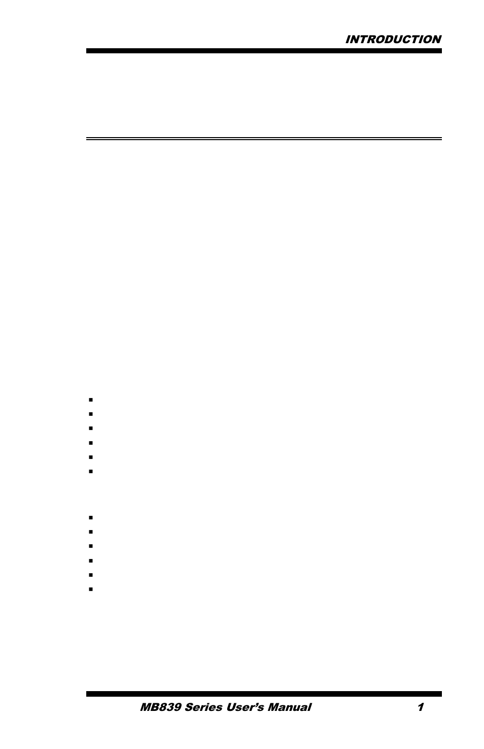Introduction, Product description | IBASE MB839 User Manual | Page 7 / 53