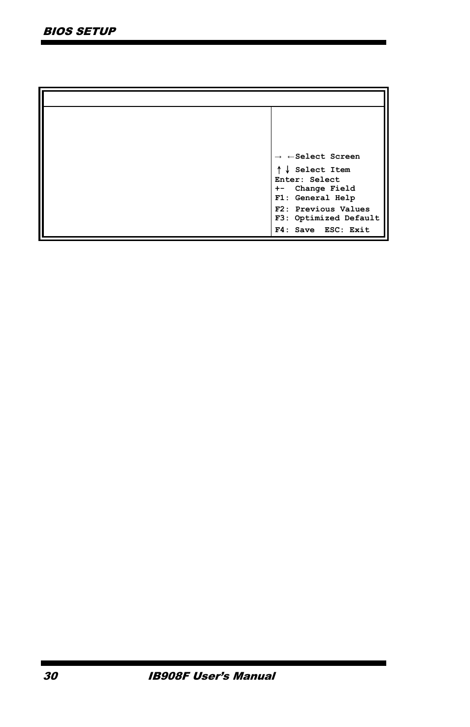 Wake up event settings, Bios setup, Ib908f user’s manual | IBASE IB908 User Manual | Page 34 / 76