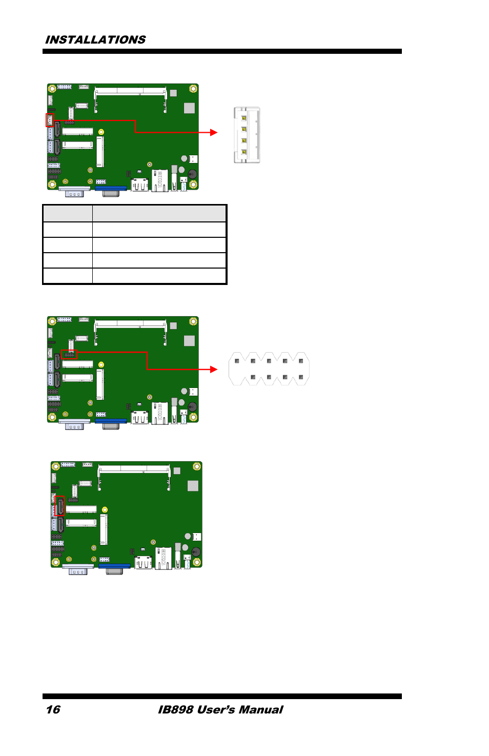 IBASE IB898 User Manual | Page 20 / 58