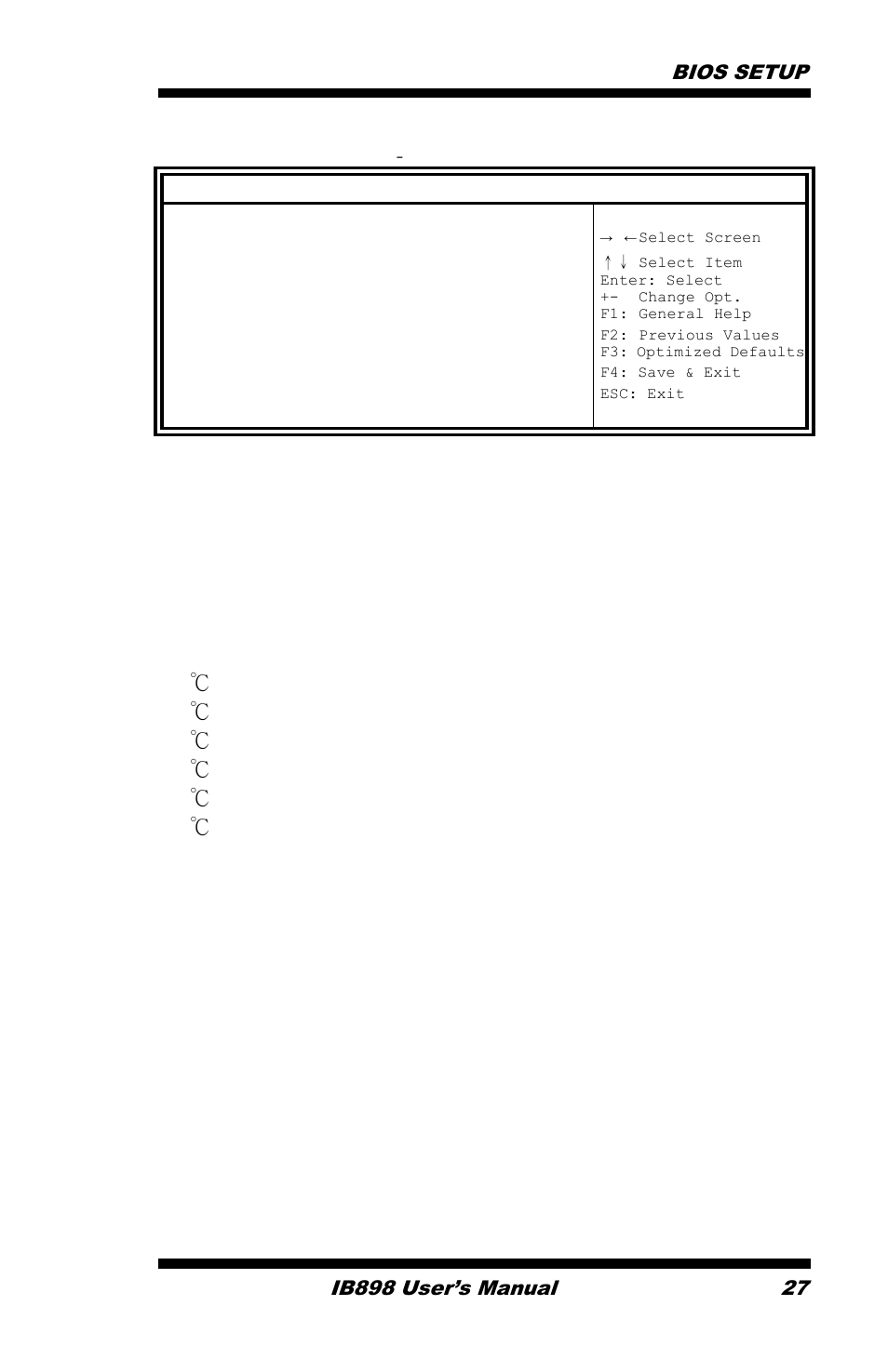 H/w monitor | IBASE IB898 User Manual | Page 31 / 58