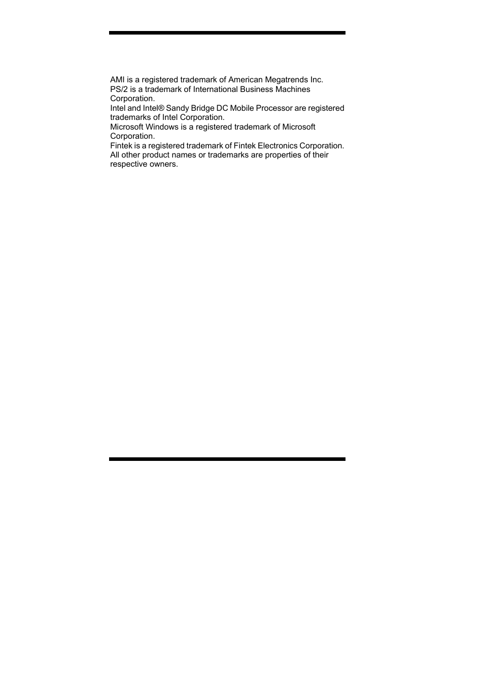 IBASE IB905 User Manual | Page 2 / 62