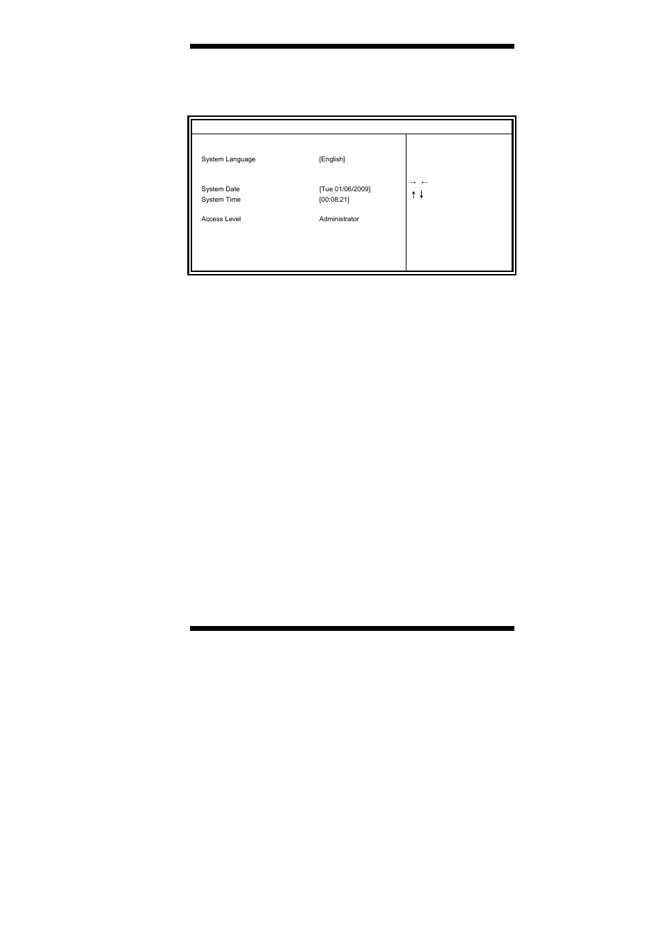 Main bios setup, System date, System time | IBASE IB905 User Manual | Page 25 / 62