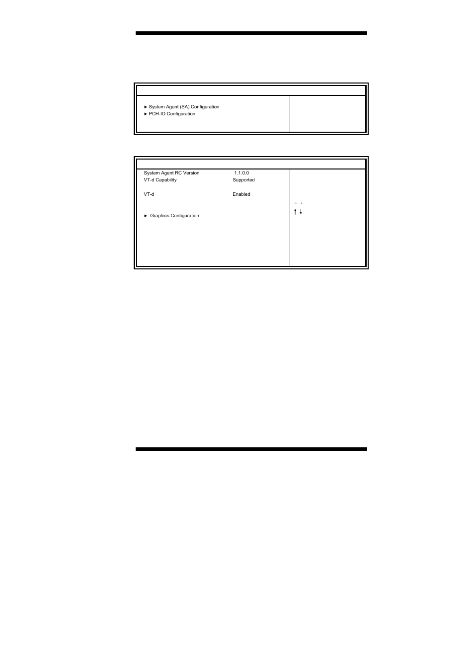 Chipset settings, System agent (sa) configuration, Vt-d check to enable vt-d function on mch | IBASE IB905 User Manual | Page 39 / 62