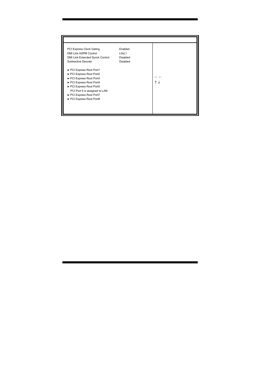 Pci express configuration, Bios setup, Ib905 user’s manual | IBASE IB905 User Manual | Page 44 / 62