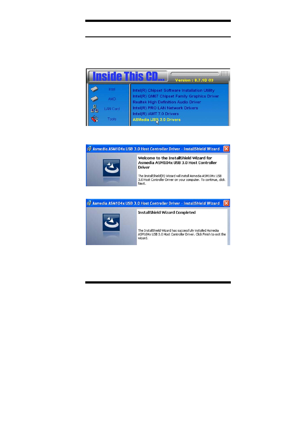 Asmedia usb 3.0 drivers | IBASE IB905 User Manual | Page 55 / 62