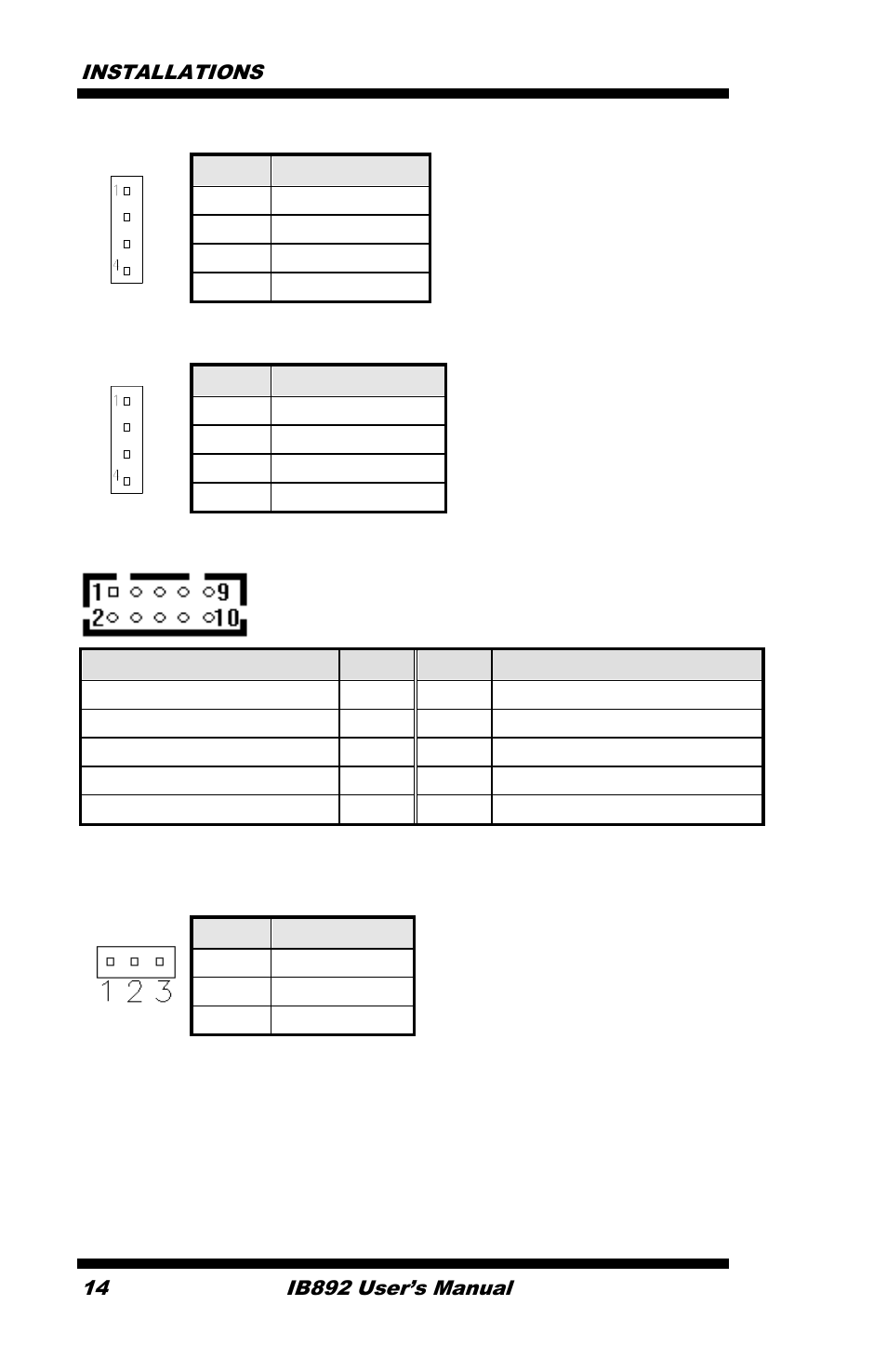 IBASE IB892 User Manual | Page 18 / 56