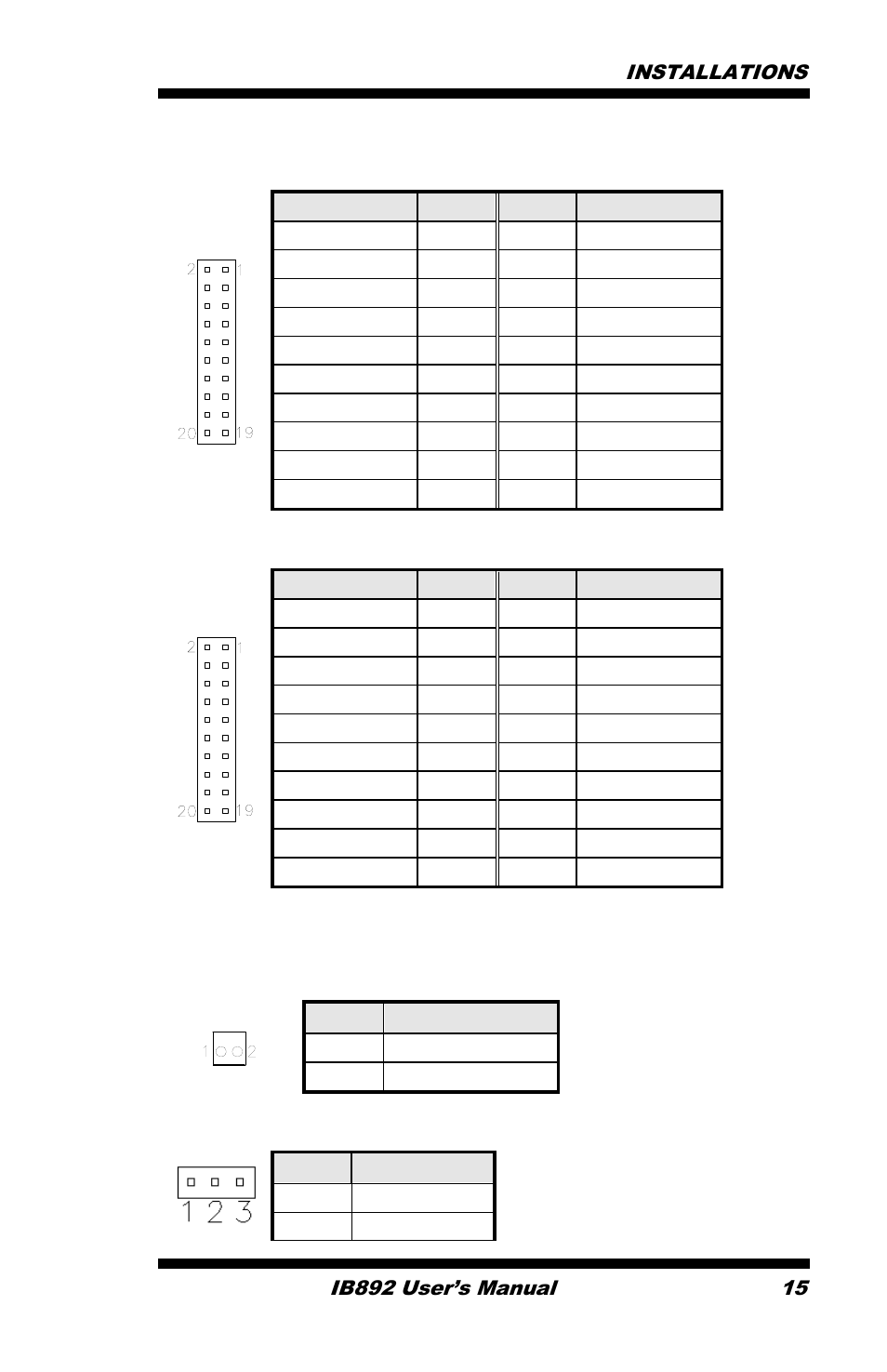 IBASE IB892 User Manual | Page 19 / 56