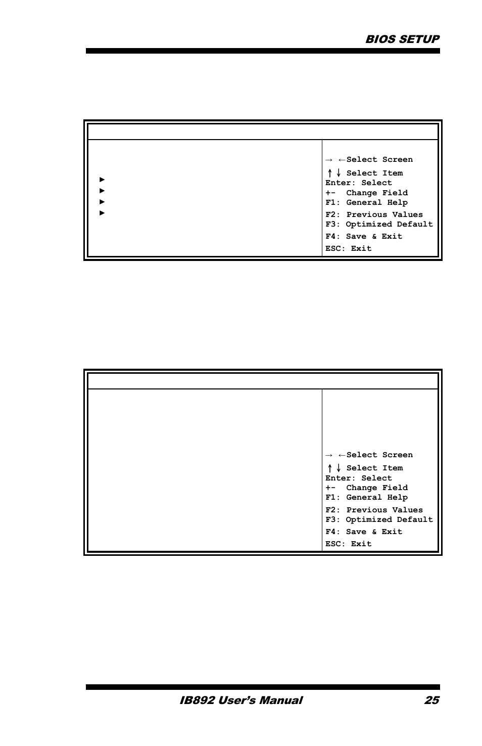 H/w monitor monitor hardware status, Advanced | IBASE IB892 User Manual | Page 29 / 56