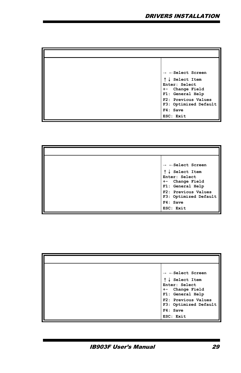 Ide configuration, Shutdown temperature configuration, Ismart controller | Advanced | IBASE IB903 User Manual | Page 33 / 58