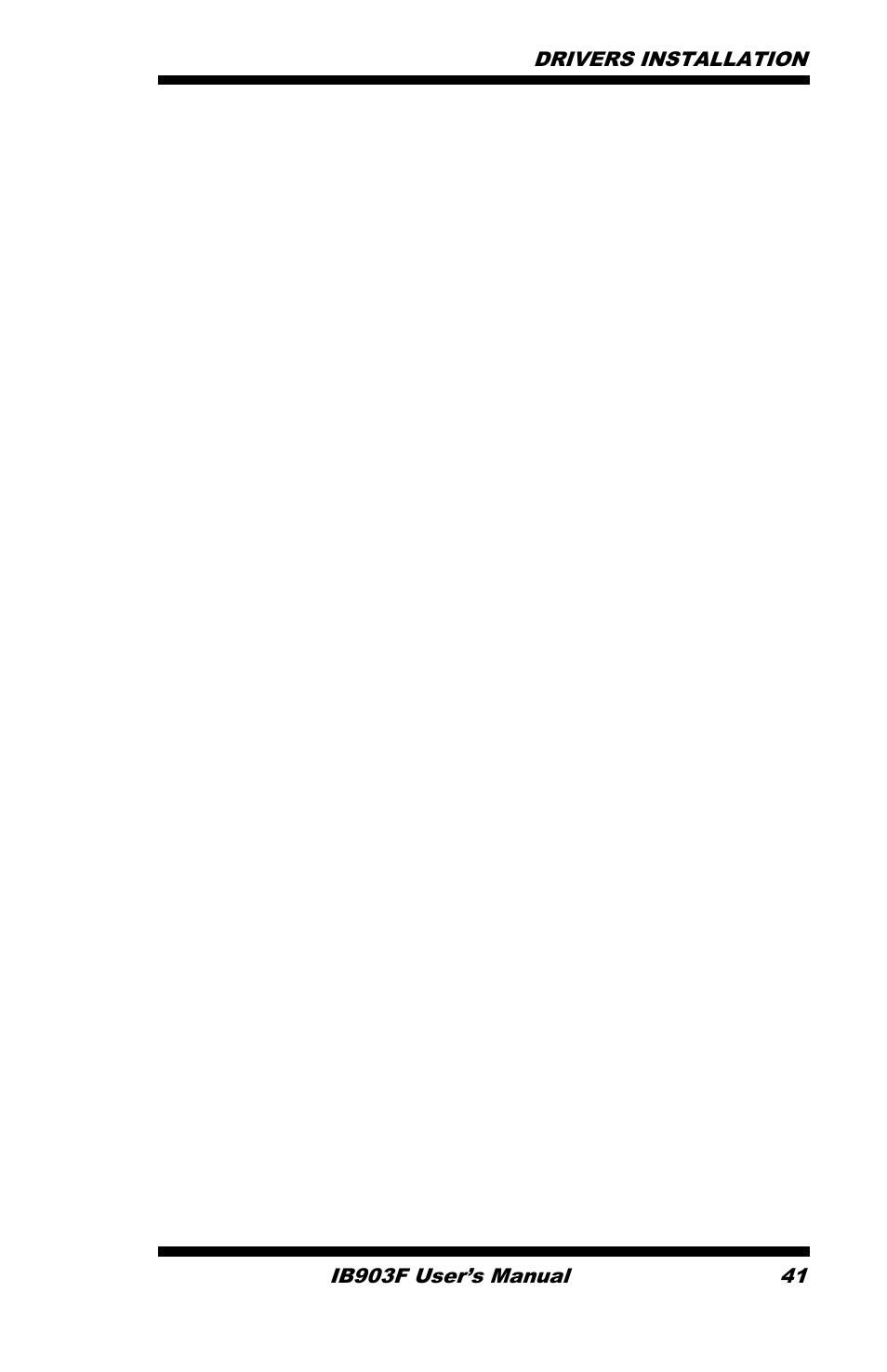 Drivers installation | IBASE IB903 User Manual | Page 45 / 58