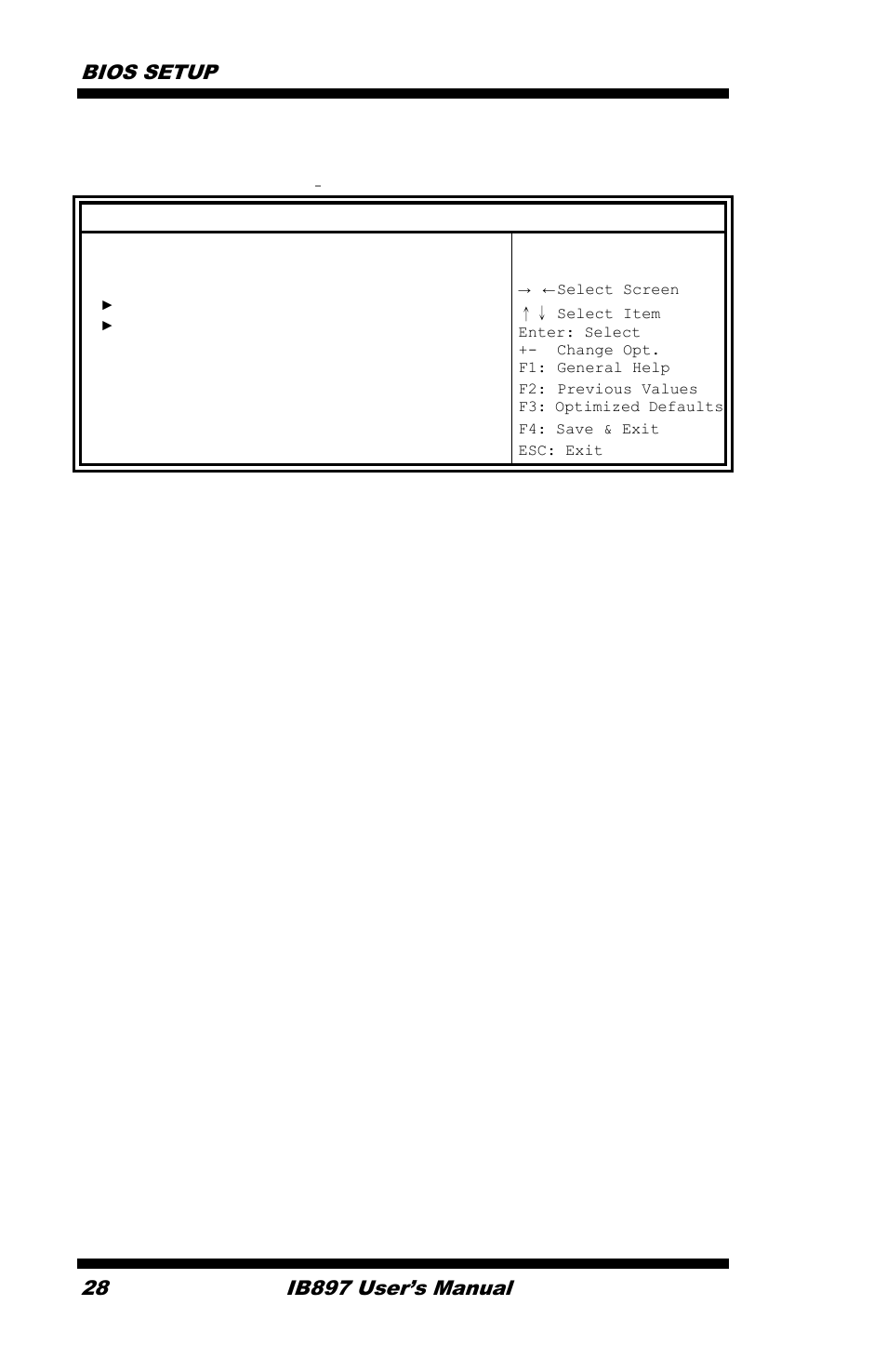 Super io configuration, Bios setup, Ib897 user’s manual | IBASE IB897 User Manual | Page 32 / 64