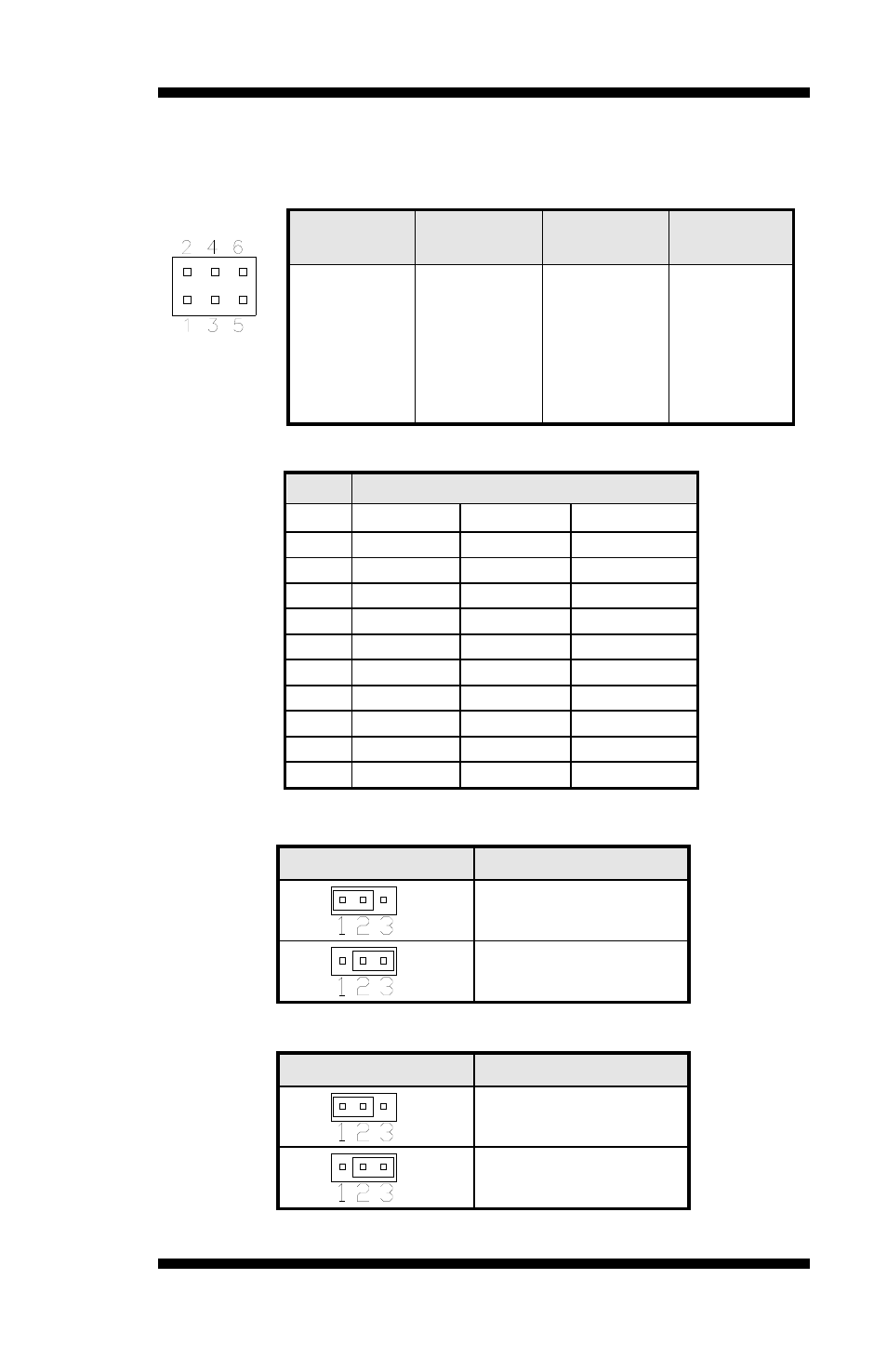 Jp1, jp2, jp3: rs232/422/485 (com2) selection, Jbat1: clear cmos setting, Jp4: atx or at power selection | IBASE IB885 User Manual | Page 13 / 58