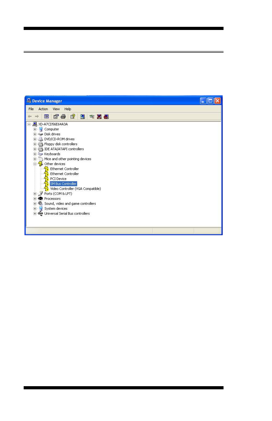 Sm bus controller driver installation | IBASE IB885 User Manual | Page 44 / 58