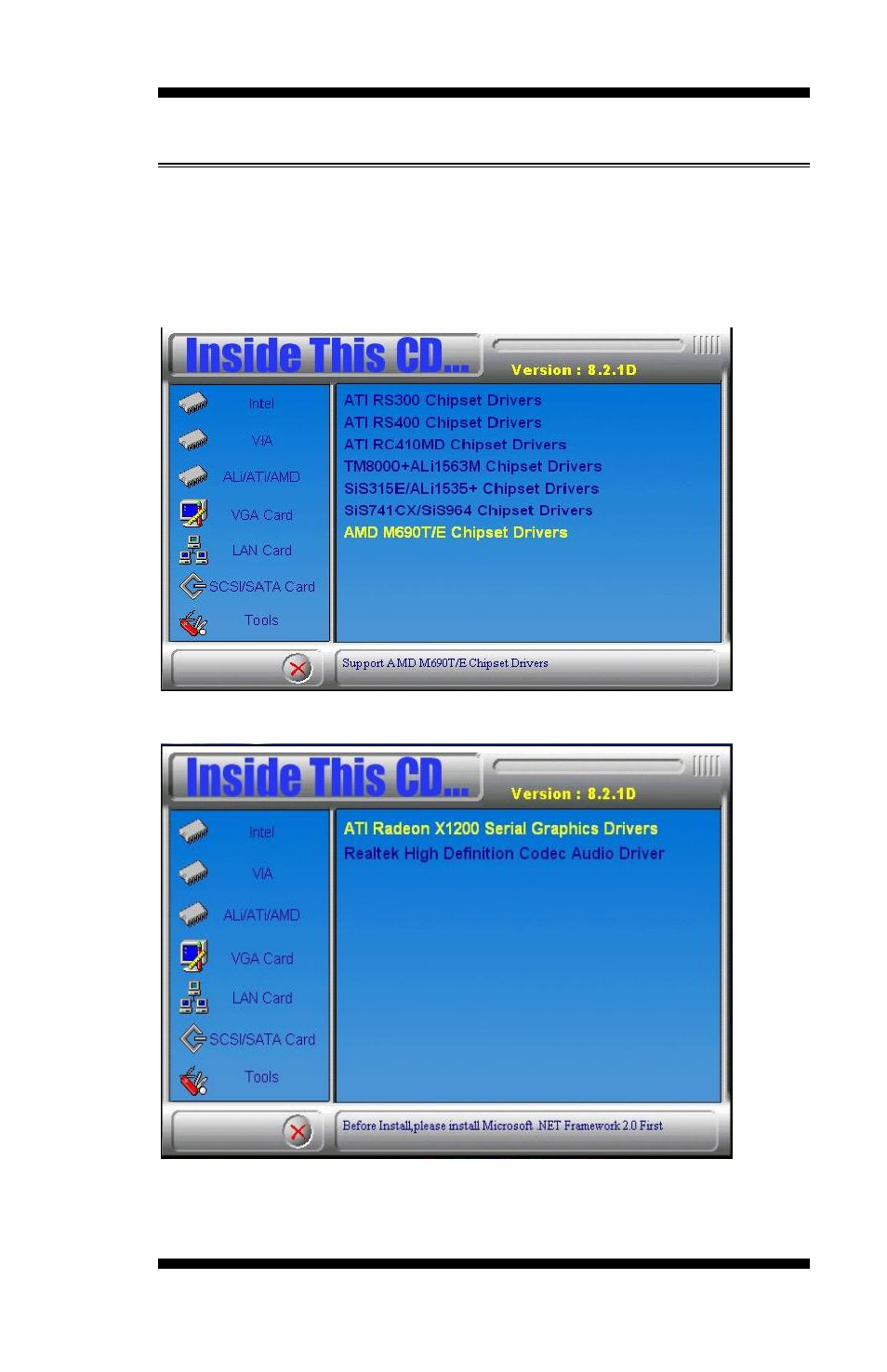 Vga drivers installation, Remarks | IBASE IB885 User Manual | Page 47 / 58