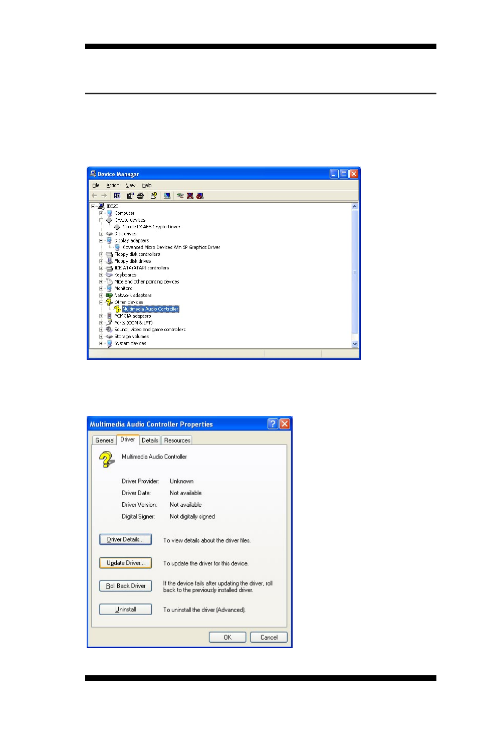 Audio driver installation | IBASE IB530 User Manual | Page 45 / 56