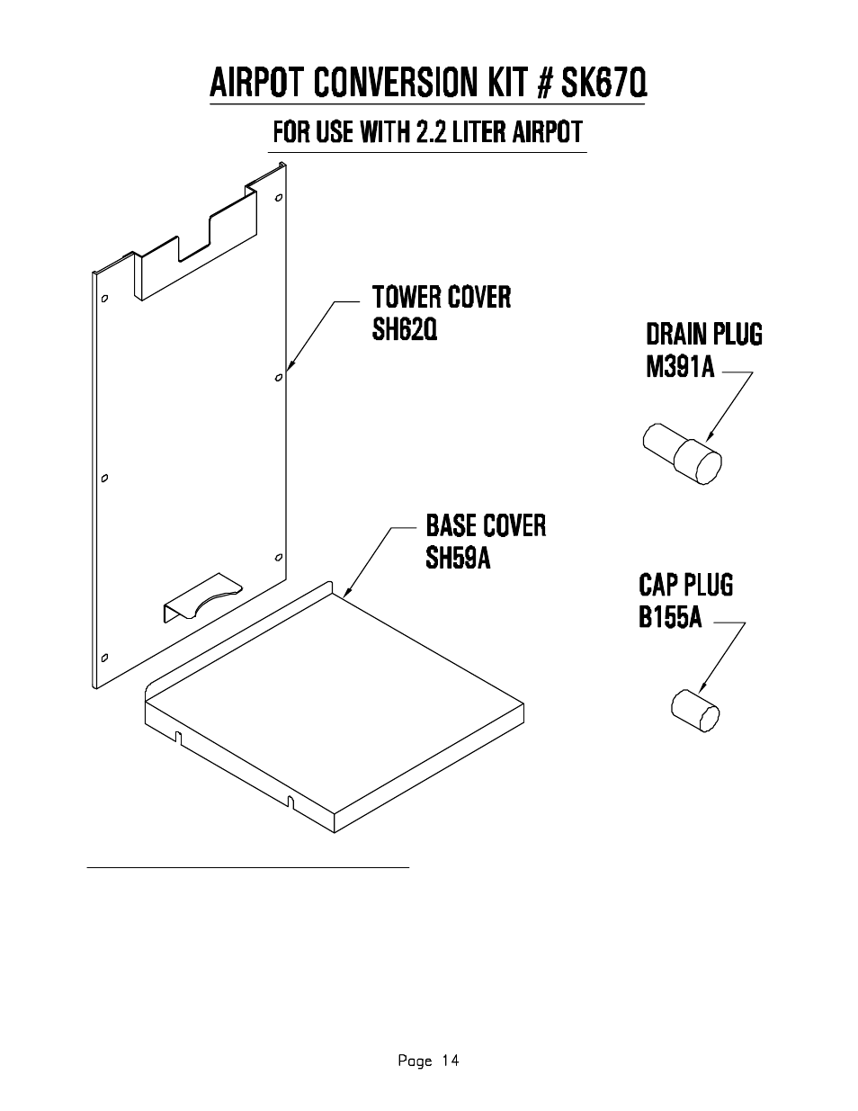 Cecilware JAVA 2-QB User Manual | Page 16 / 17