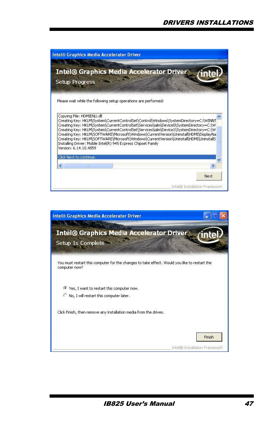 IBASE IB825 User Manual | Page 51 / 68