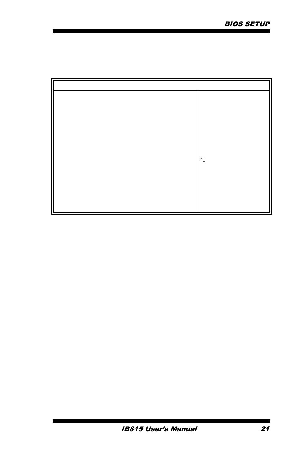 Main bios setup | IBASE IB815 User Manual | Page 25 / 63